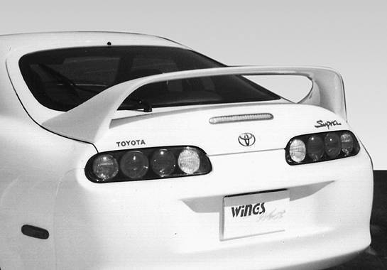 Wings West - 1993-1999 Toyota Supra 7 inches Mid Wing No Light