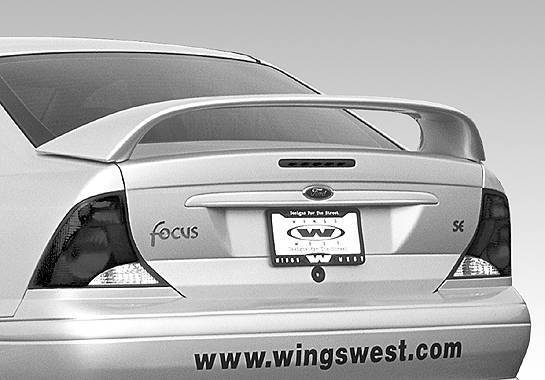 Wings West - 2000-2007 Ford Focus 4Dr Thruster Style Wing No Light