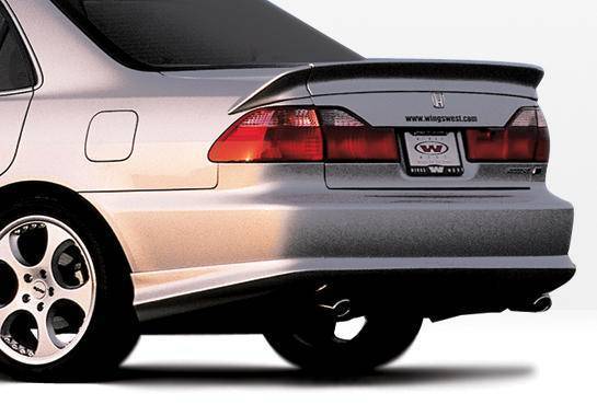 Wings West - 1998-2002 Honda Accord 4Dr W-Typ Rear Lip Polyurethane