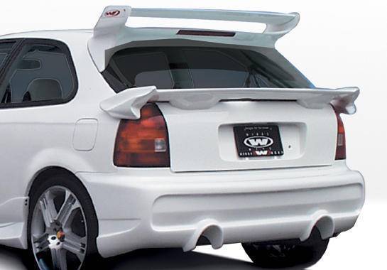 Wings West - 1996-2000 Honda Civic Hb Tuner Type 2 Rear Bumper Cover