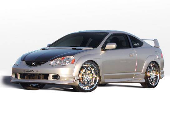 Wings West - 2002-2004 Acura Rsx G5 Series 4pc Complete Kit W/7Pc Extreme Flare