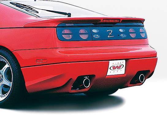Wings West - 1990-1996 Nissan 300Zx Coupe W-Typ Rear Lip Polyurethane