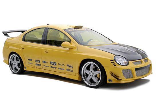 Wings West - 2003-2005 Dodge Neon Racing Series 7Pc Extreme Flare Kit