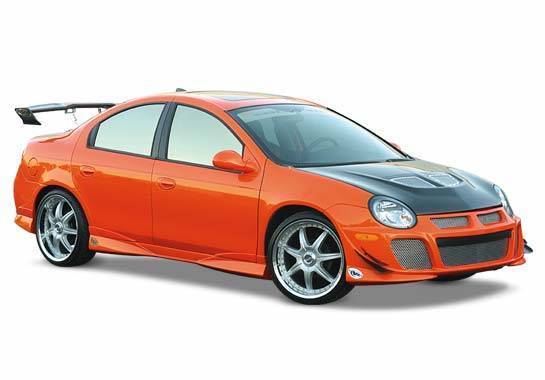 Wings West - 2003-2005 Dodge Neon Racing Series 8Pc Complete Kit No Flares