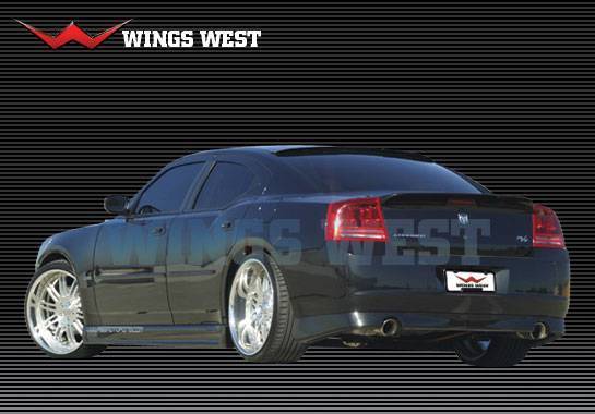 Wings West - 2006-2010 Dodge Charger Lsc Custom Rear Lower Wrap