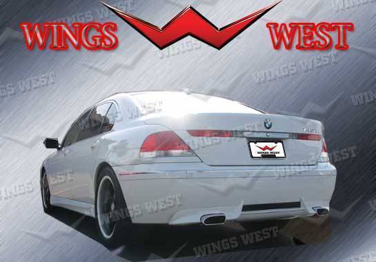 Wings West - 2006-2008 Bmw 7 Series E65 4Dr. Vip Rear Lip Polyurethane