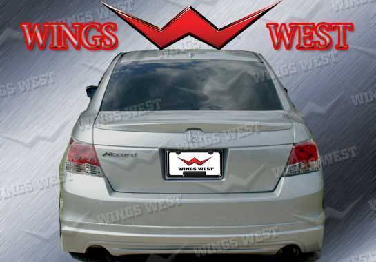 Wings West - 2008-2010 Honda Accord 4Dr Vip Rear Lip Polyurethane