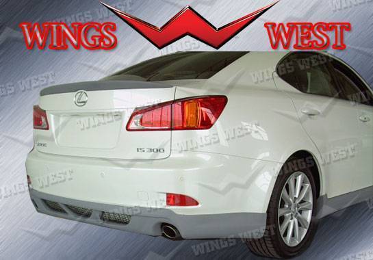 Wings West - 2006-2013 Lexus Is 250/350 Ww Vip Rear Lip Polyurethane