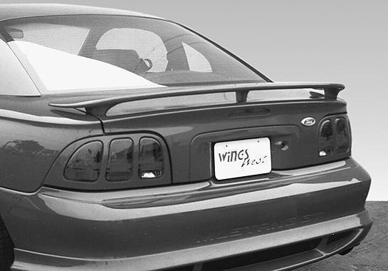 Wings West - 1994-1998 Ford Mustang Factory Wraparound Wing No Light