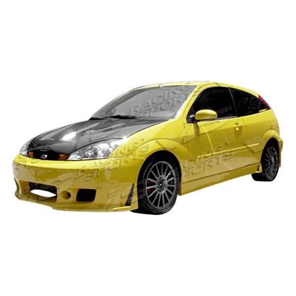 VIS Racing - 2000-2007 Ford Focus 2Dr/4Dr Tsc 3 Side Skirts
