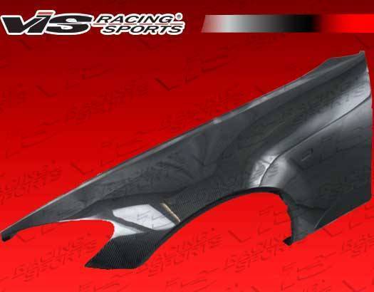VIS Racing - 2000-2009 Honda S2000 2Dr 30Mm Wide Carbon Fiber Fenders Pair
