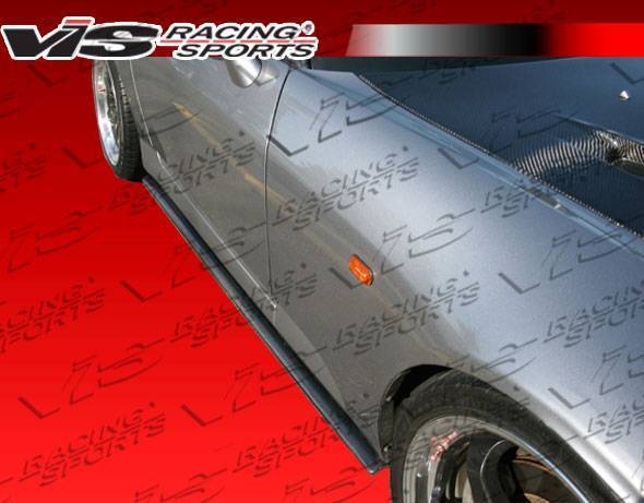 VIS Racing - 2000-2009 Honda S2000 2Dr Df Carbon Fiber Side Diffuser