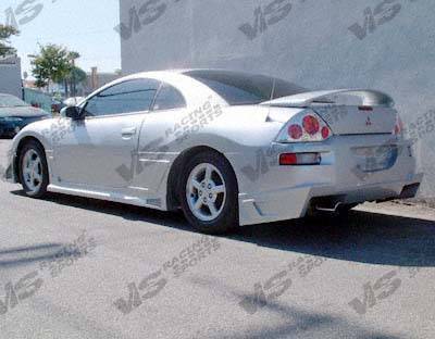 VIS Racing - 2000-2005 Mitsubishi Eclipse 2Dr Battle Z Rear Bumper Polyurethane