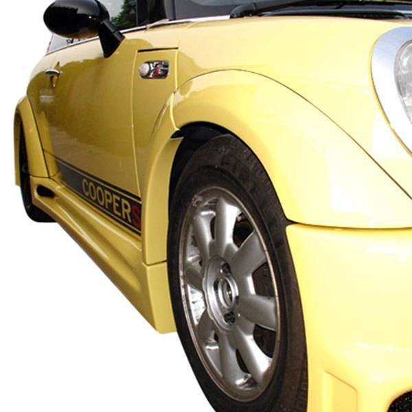 VIS Racing - 2002-2006 Bmw Mini Cooper S 2Dr Max Side Skirts