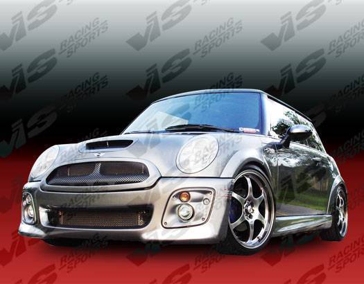 VIS Racing - 2002-2006 Bmw Mini Cooper S 2Dr Oracle Front Grill Fiberglass