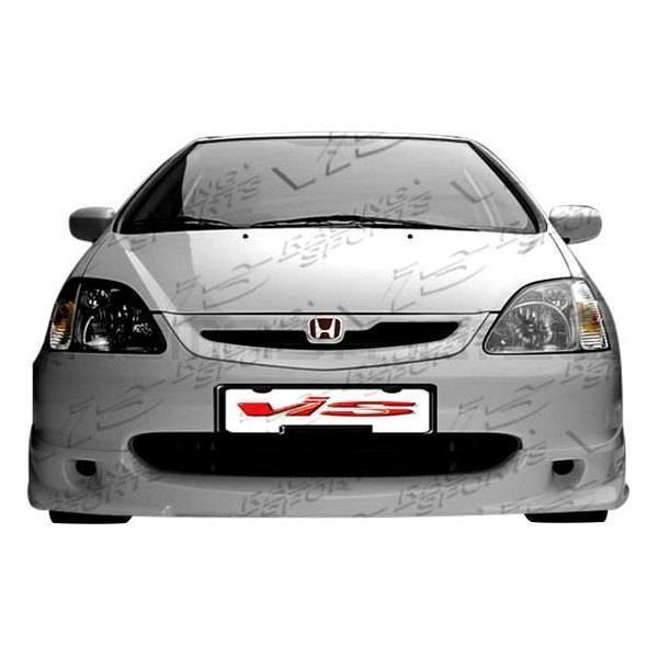 VIS Racing - 2002-2005 Honda Civic Si Hb Techno R Front Lip