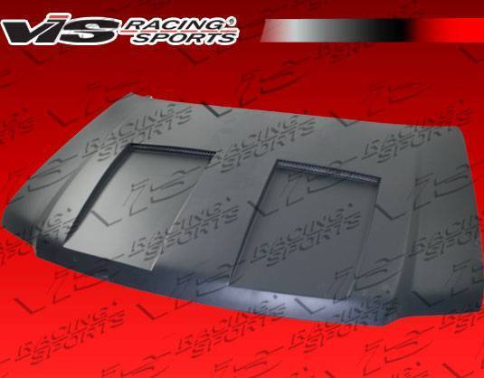 VIS Racing - 2003-2006 Ford Expedition Fiber Glass Double Scoop Vented Hood