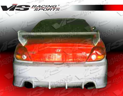 VIS Racing - 2003-2006 Hyundai Tiburon 2Dr Wings Rear Bumper