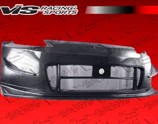 VIS Racing - 2003-2008 Nissan 350Z 2Dr Carbon Fiber Techno R 2 Front Bumper