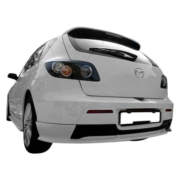 VIS Racing - 2004-2009 Mazda 3 Hb A Spec Rear Add-On Lip