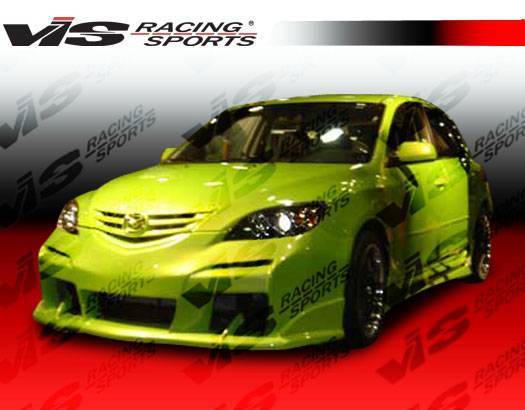 VIS Racing - 2004-2009 Mazda 3 Hb Laser Front Bumper