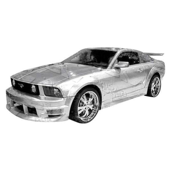 VIS Racing - 2005-2013 Ford Mustang 2Dr Burn Out Side Skirts