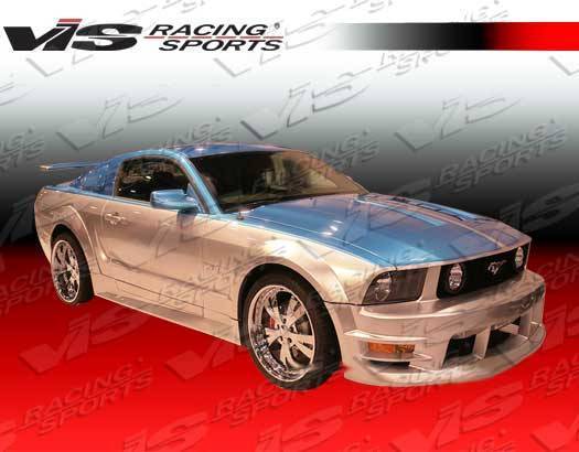 VIS Racing - 2005-2009 Ford Mustang 2Dr Burn Out Full Kit With Fender Flares