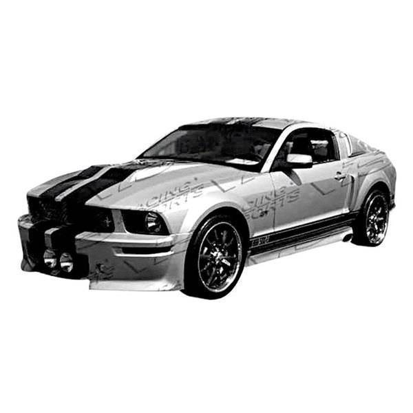 VIS Racing - 2005-2013 Ford Mustang 2Dr Extreme Side Skirts