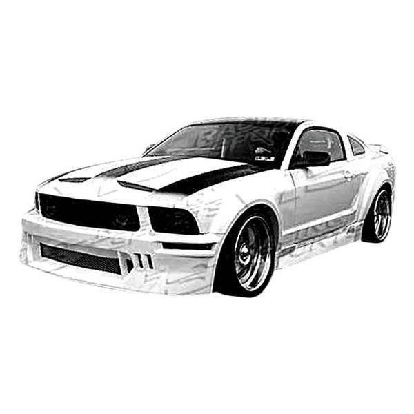 VIS Racing - 2005-2013 Ford Mustang 2Dr Tsw Side Skirts