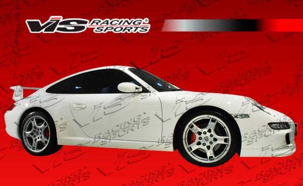 VIS Racing - 2005-2011 Porsche 997 2Dr GT3 Style Side Skirts