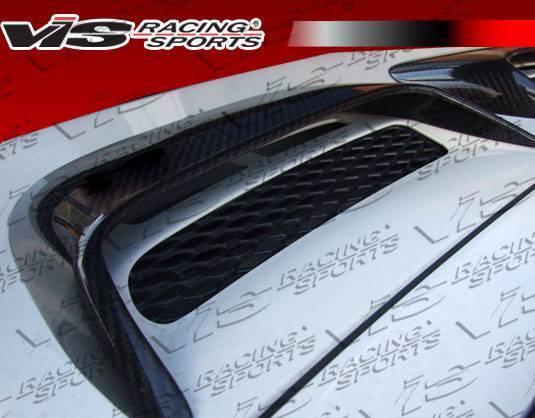 VIS Racing - 2005-2008 Porsche 997 2Dr GT3 Style Rear Engine Intake Scoops Carbon