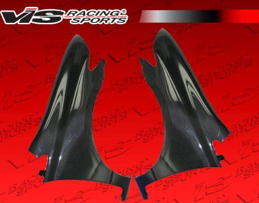 VIS Racing - 2006-2011 Honda Civic 2Dr Oem Style Carbon Fiber Fenders