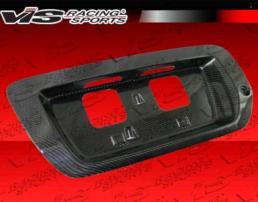 VIS Racing - 2006-2011 Honda Civic 2Dr Oem Style Carbon Fiber License Plate Cover