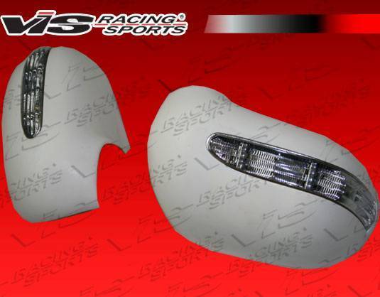 VIS Racing - 2006-2011 Honda Civic 2Dr Vip Mirror Cover With Led Signal Light