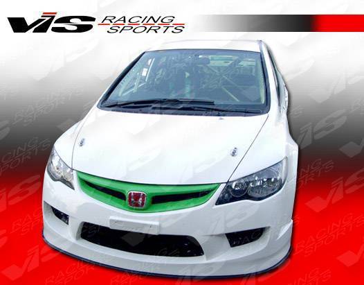 VIS Racing - 2006-2011 Honda Civic 4Dr Jdm N1 Widebody Front Bumper