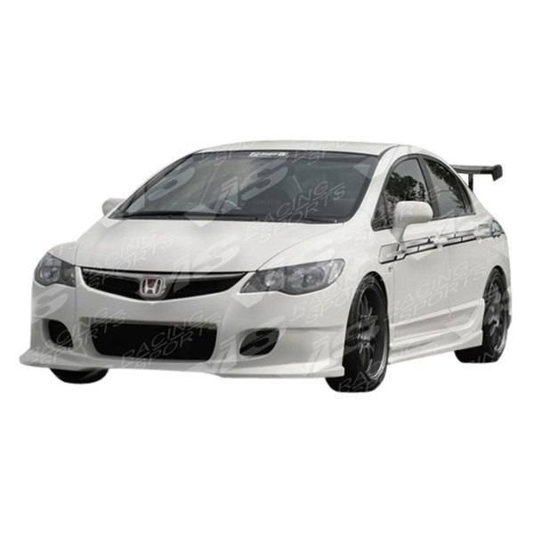 VIS Racing - 2006-2011 Honda Civic 4Dr Wings Side Skirts