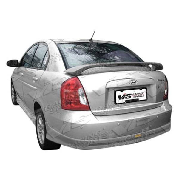 VIS Racing - 2006-2008 Hyundai Accent 4Dr Fuzion Rear Lip