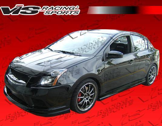 VIS Racing - 2007-2012 Nissan Sentra 4Dr Kaman Side Skirts