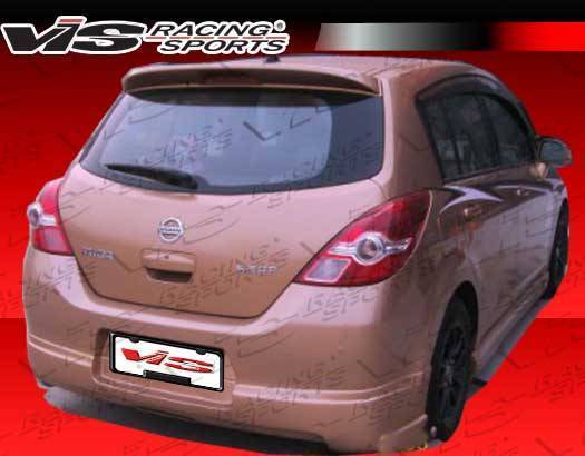 VIS Racing - 2007-2011 Nissan Versa 4Dr/Liftback Vip Polyurethane Rear Lip