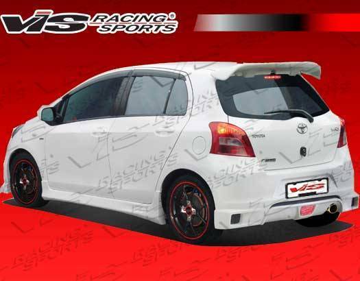 VIS Racing - 2007-2011 Toyota Yaris 4Dr Wings Rear Lip