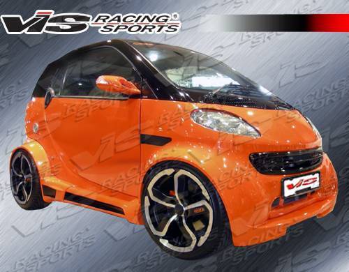 VIS Racing - 2008-2011 Smart Fr2 Max Wide Body Full Lip Kit