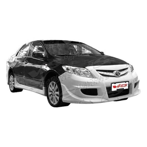 VIS Racing - 2009-2010 Toyota Corolla 4Dr Icon Front Bumper