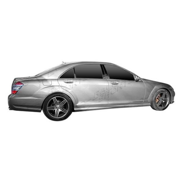 VIS Racing - 2010-2012 Mercedes E Class 4Dr E63 Style Side Skirts