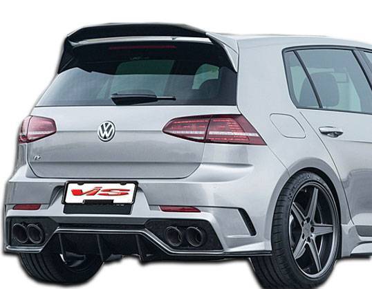 VIS Racing - 2015-2019 Volkswagen Golf Apex Style Rear Bumper