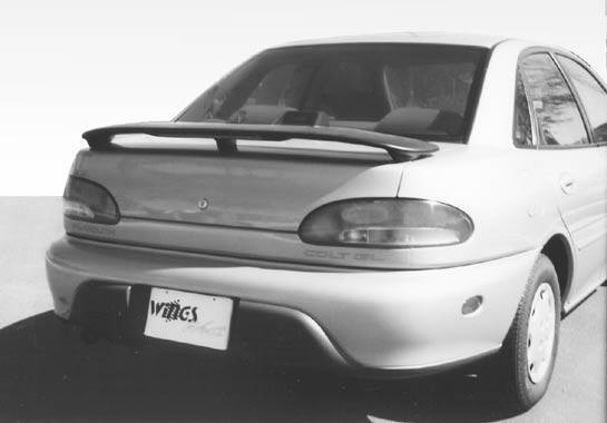 VIS Racing - 1993-1996 Mitsubishi Mirage Factory Style Spoiler with Light