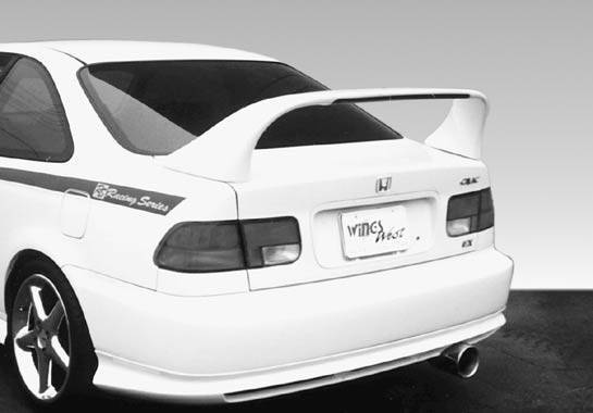 VIS Racing - 1996-2000 Honda Civic 2Dr Coupe Super Style Wing With Light