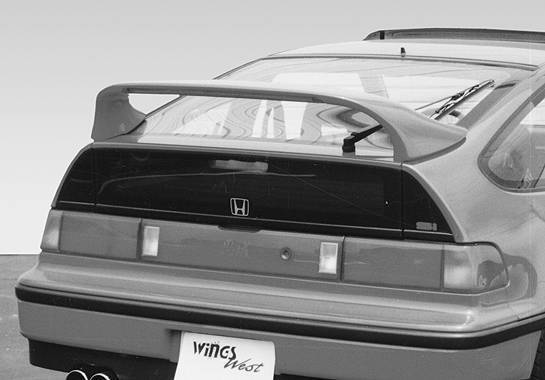 VIS Racing - 1988-1991 Honda Crx 7 inches Mid Wing With Light