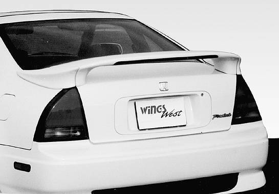 VIS Racing - 1992-1996 Honda Prelude Custom 3Pc Mid Wing With Light