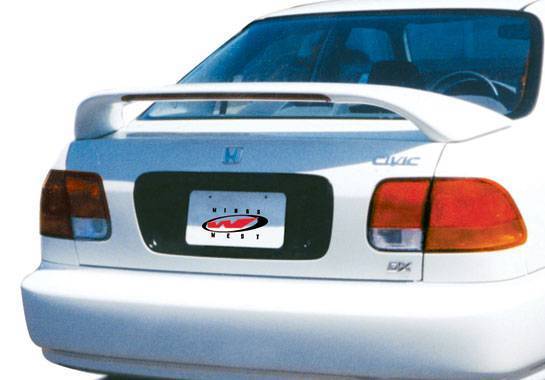 VIS Racing - 1996-2000 Honda Civic 4Dr Thruster Style Wing With Light