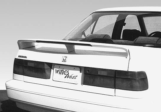 VIS Racing - 1990-1993 Honda Accord 2/4Dr Custom 3Pc Wing With Light